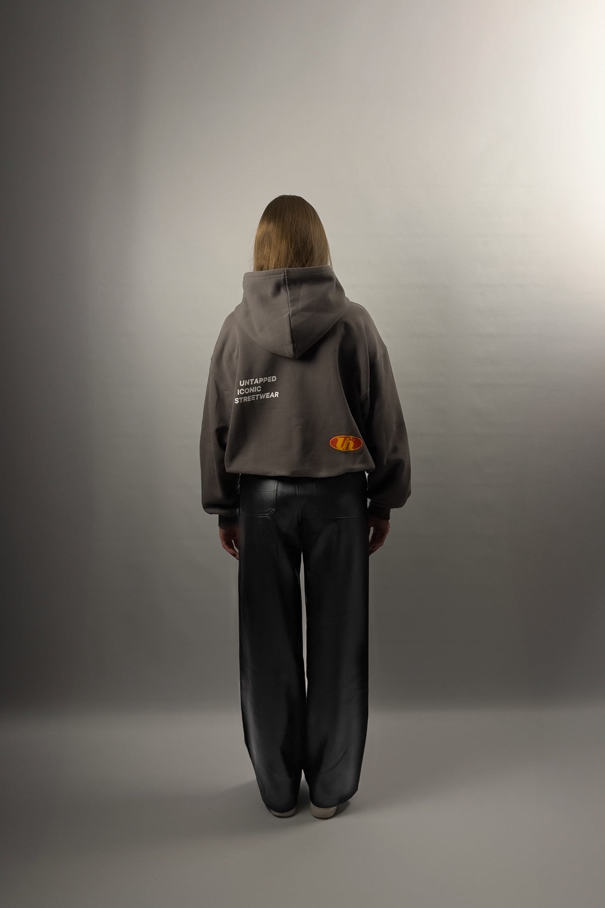 GREY 'ICONIC' HOODIE