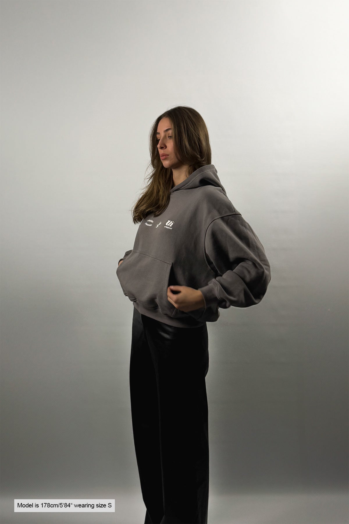 GREY 'ICONIC' HOODIE