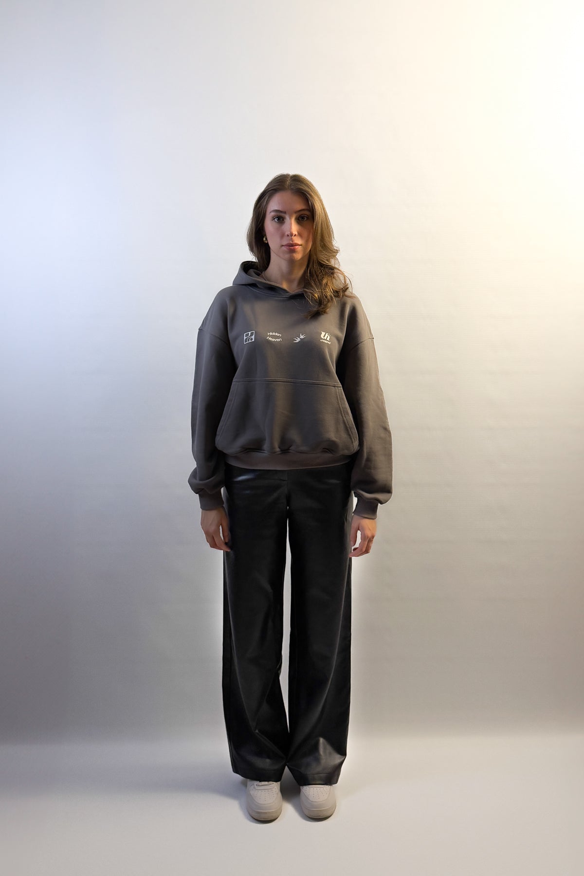 GREY 'ICONIC' HOODIE